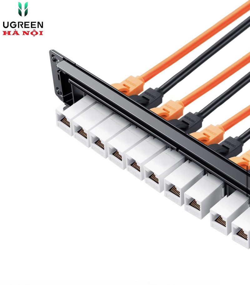 80457 Nhân ổ cắm mạng CAT6 Ugreen âm tường kiểu đầu nối